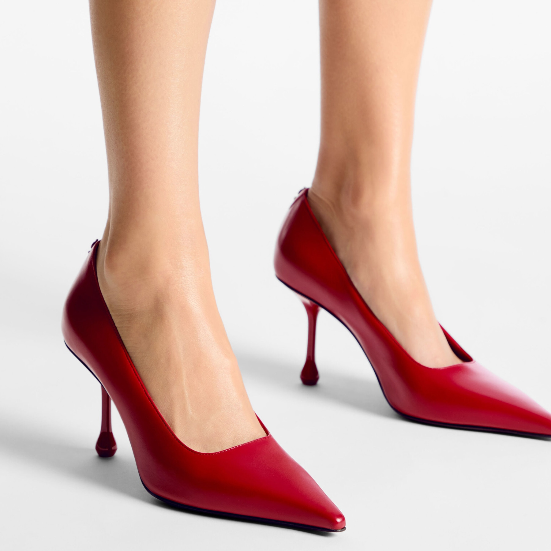 Ixia 80
Ruby Red Leather Pumps - 2