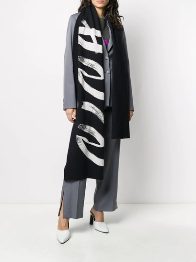 NINA RICCI logo-print oversized scarf outlook