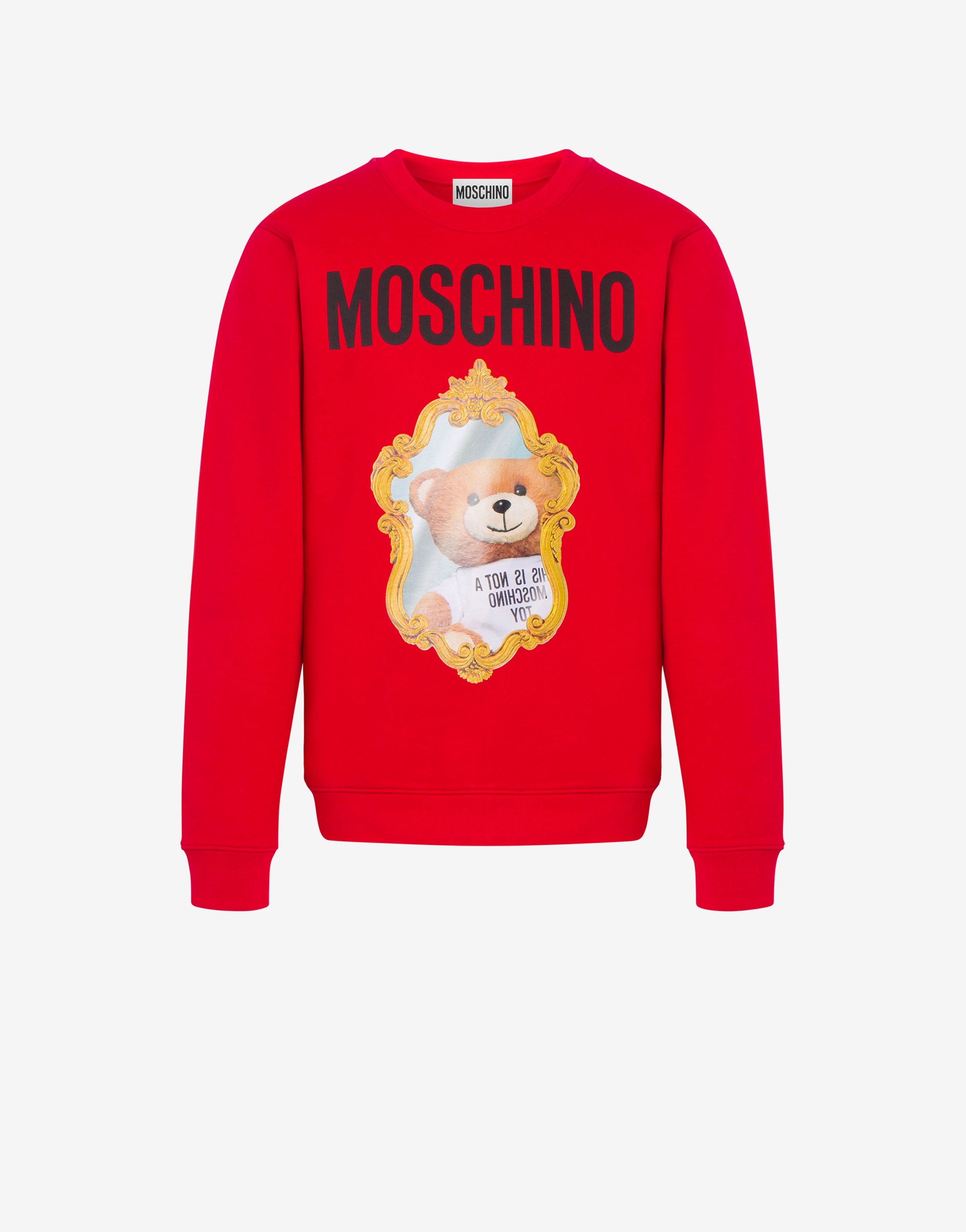 MIRROR TEDDY BEAR ORGANIC COTTON SWEATSHIRT - 1
