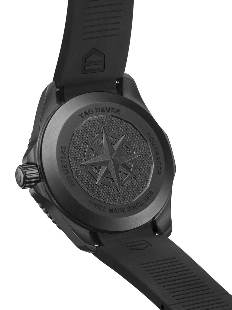 Aquaracer Professional 200 Solargraph Stainless Steel & Rubber Strap Watch/40MM 5