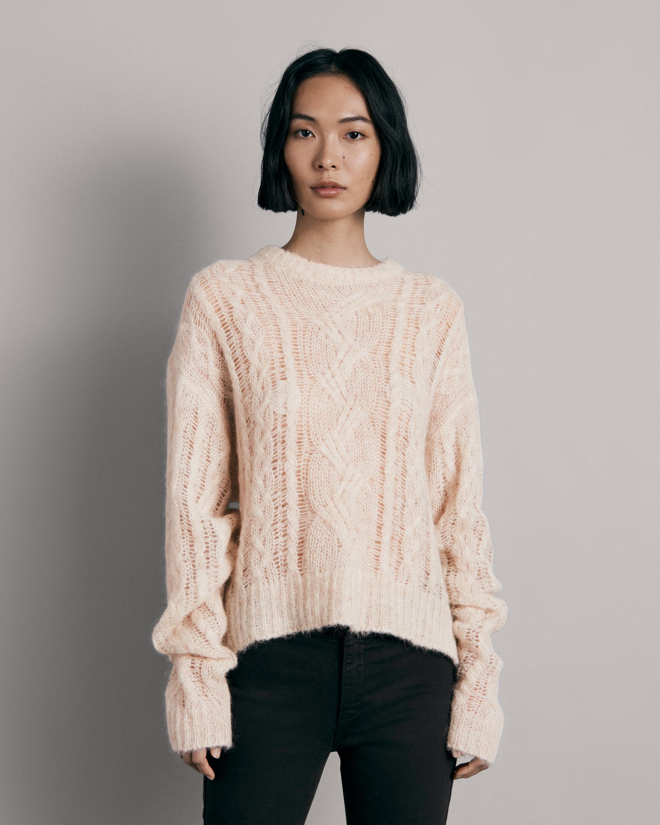 Cynthia Alpaca Wool Crew
Relaxed Fit Sweater - 2