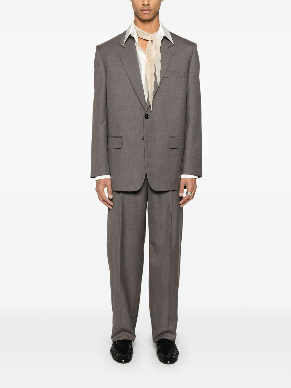 Saint Laurent Men Wool Chinè Jacket - 5