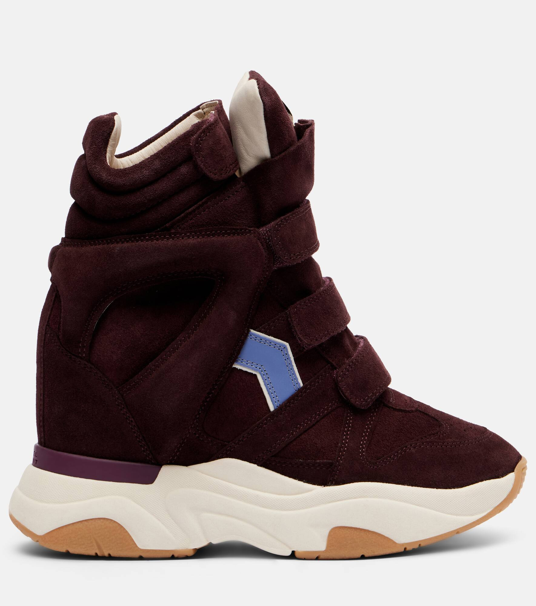 Balskee suede high-top platform sneakers - 4