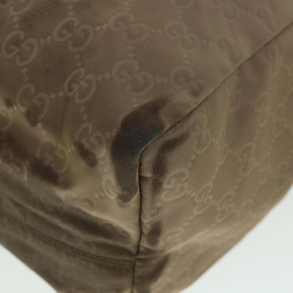 GUCCI GG Canvas Tote Bag Brown - 10