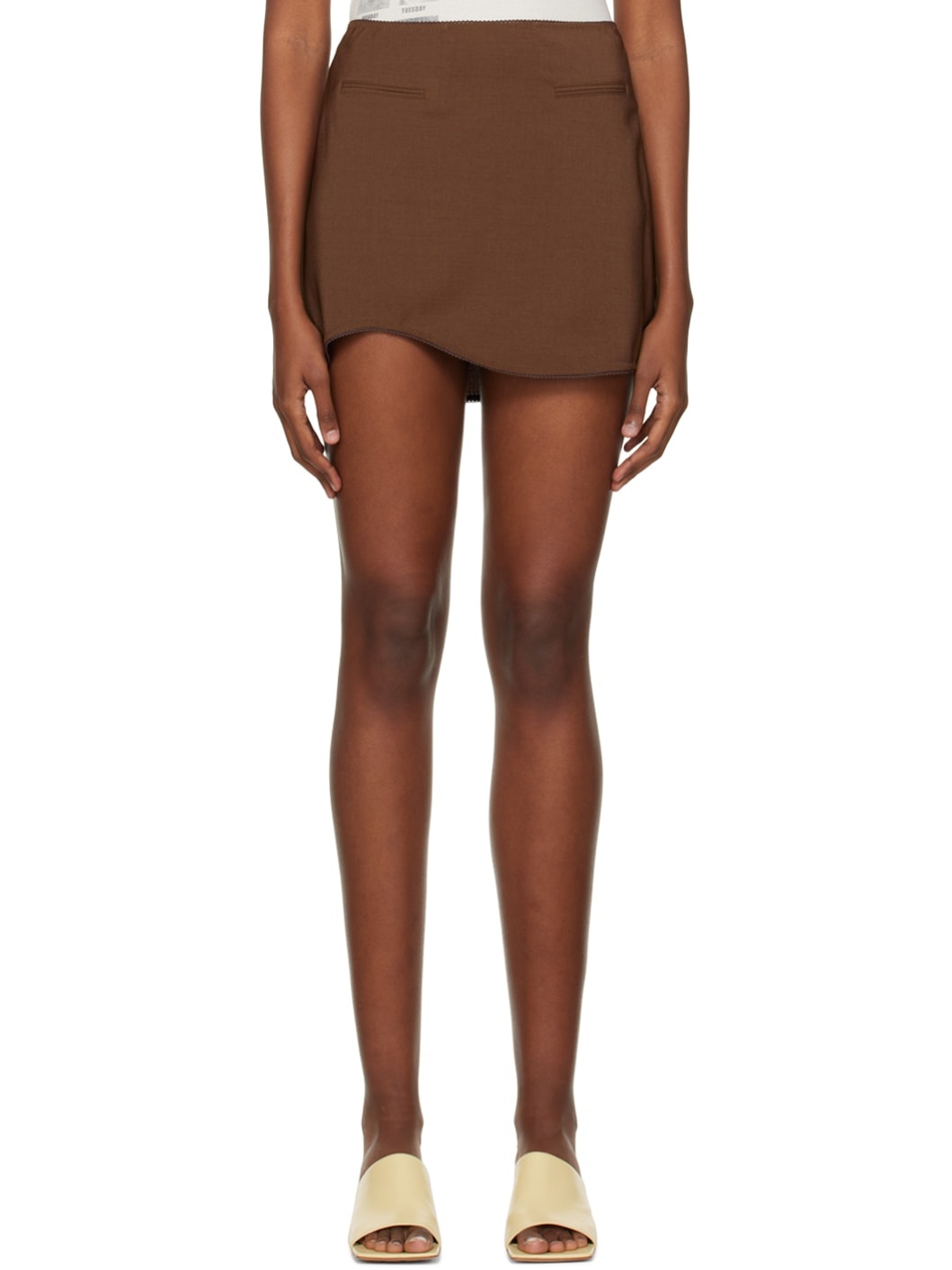 Brown Anais Miniskirt - 1