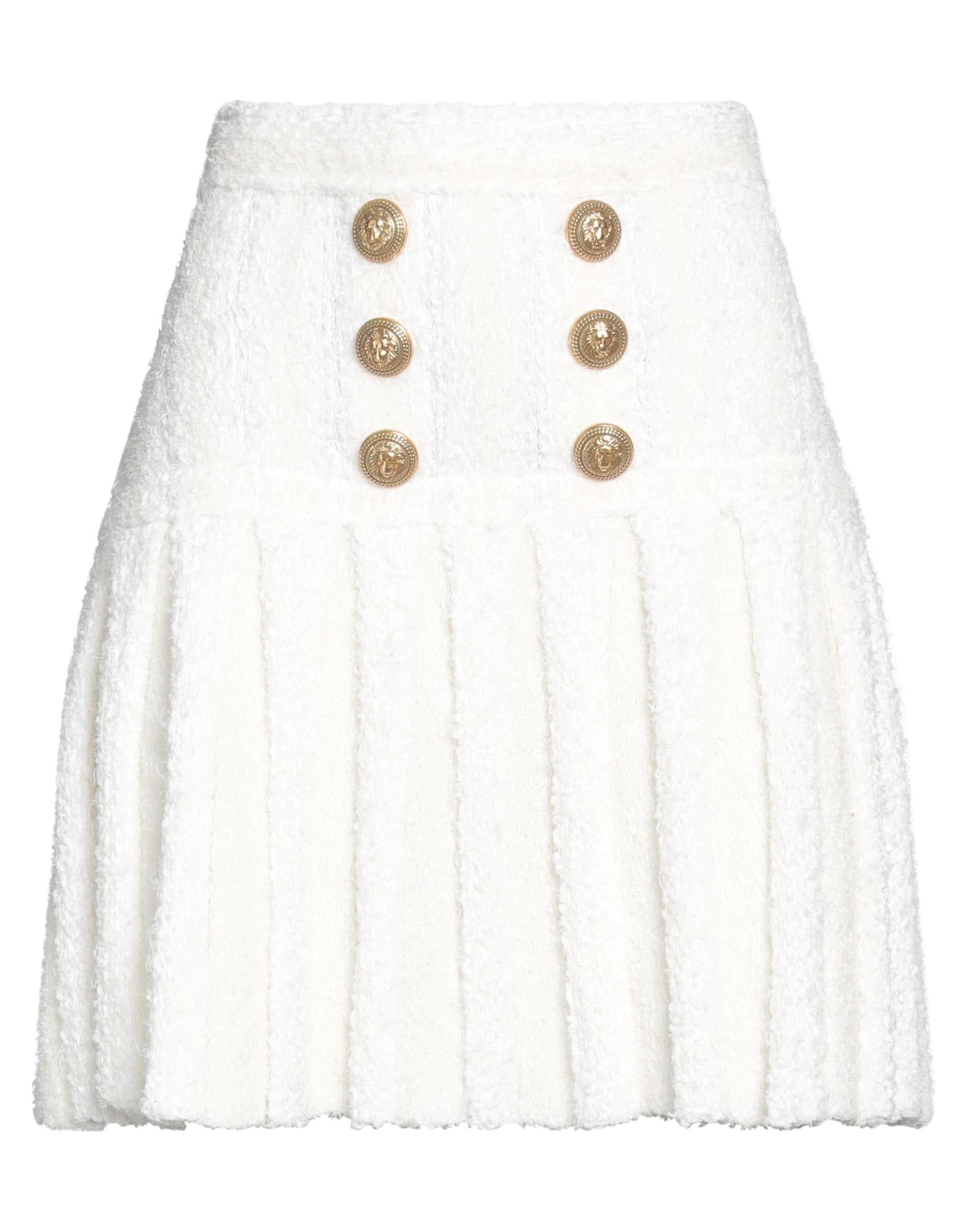 White Women's Mini Skirt - 1