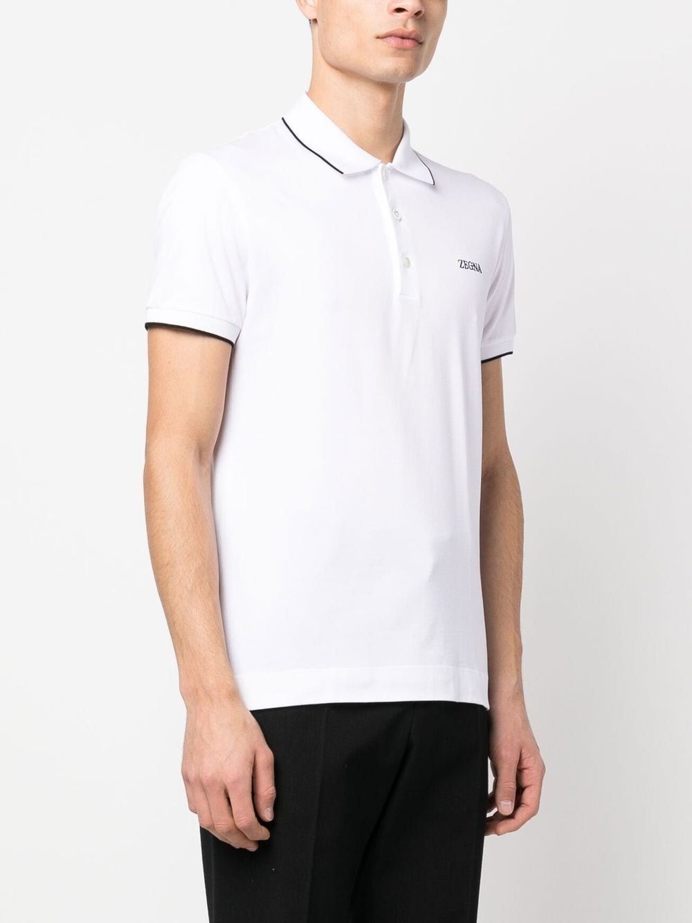 cotton polo shirt - 3