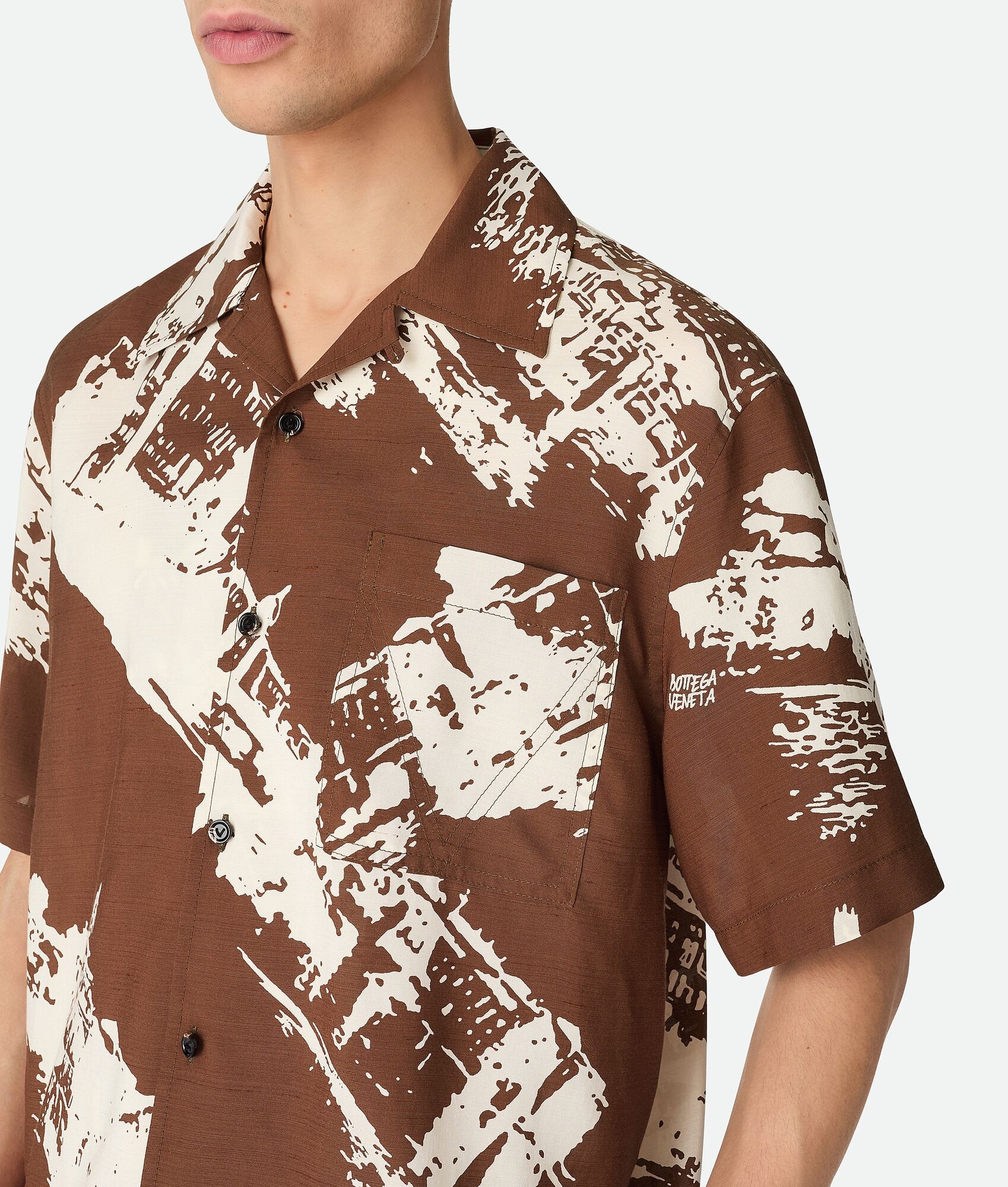 Italian Postcard Silk Shirt - 4