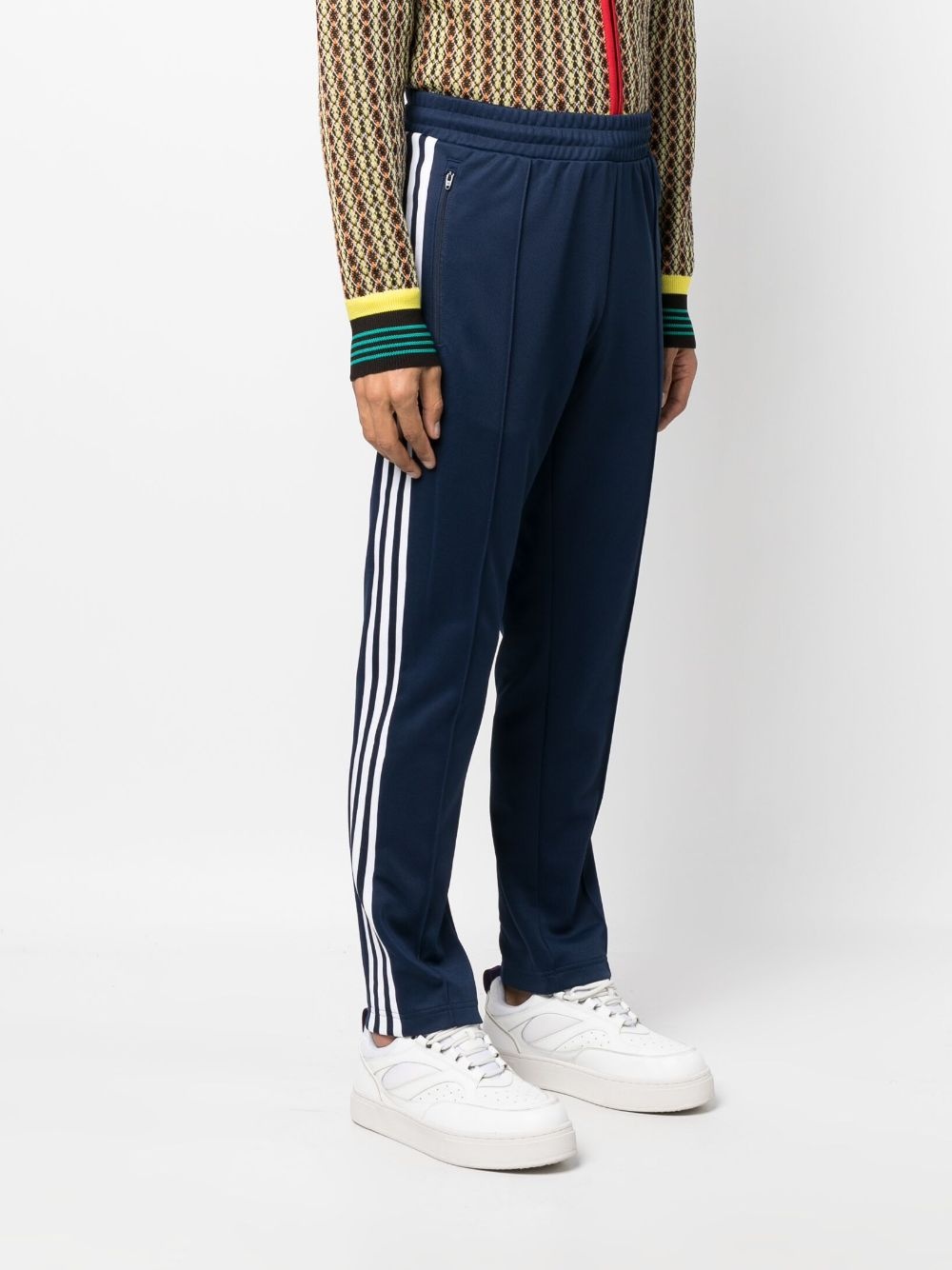 stripes-detailed trousers - 3