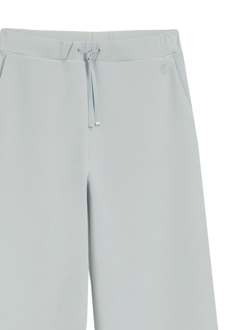 BOSS drawstring-waist wide-leg track pants outlook
