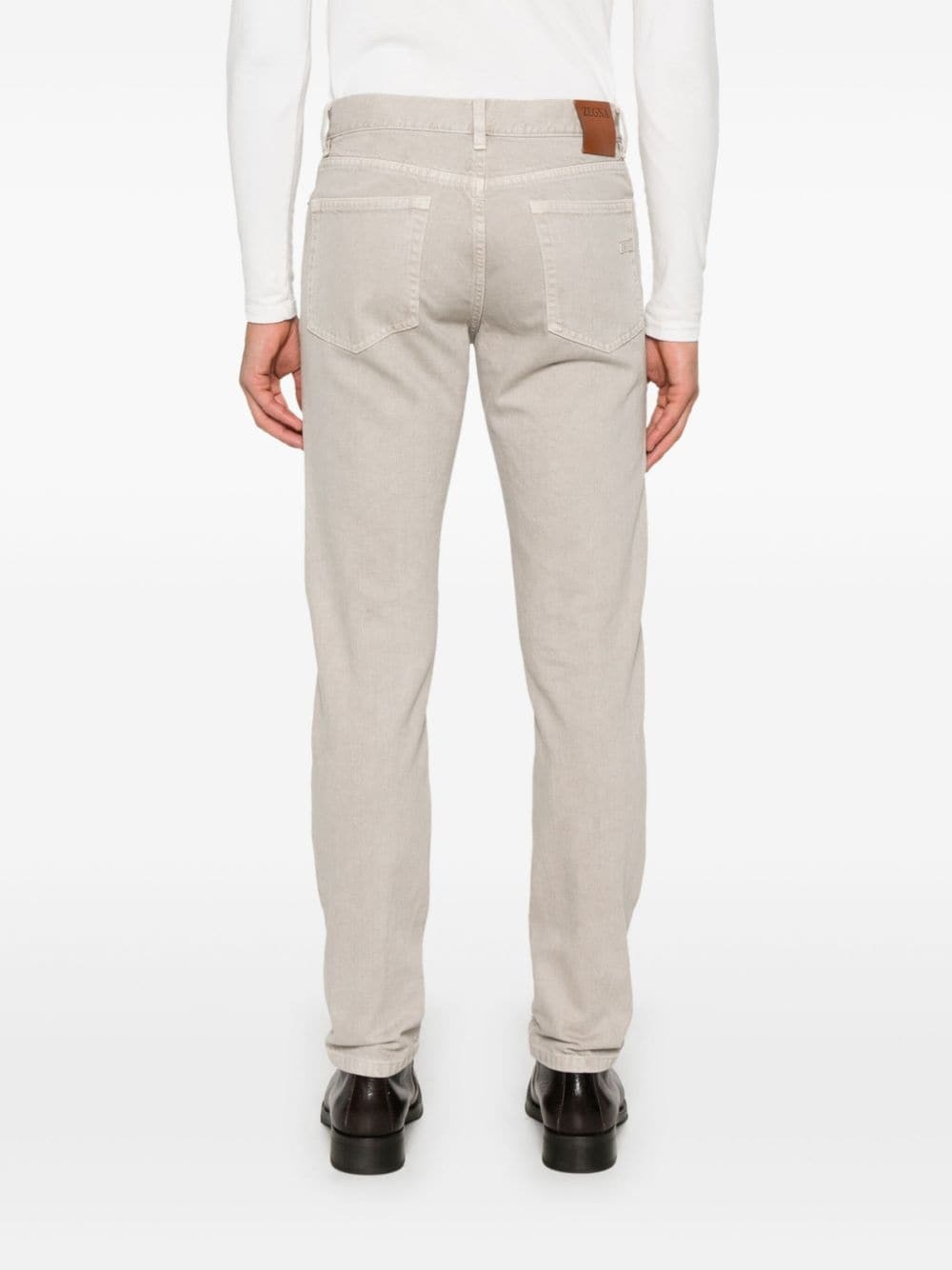 slim-leg jeans - 4