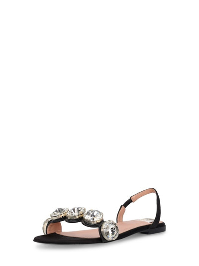 Moschino 5mm Satin flat sandals outlook