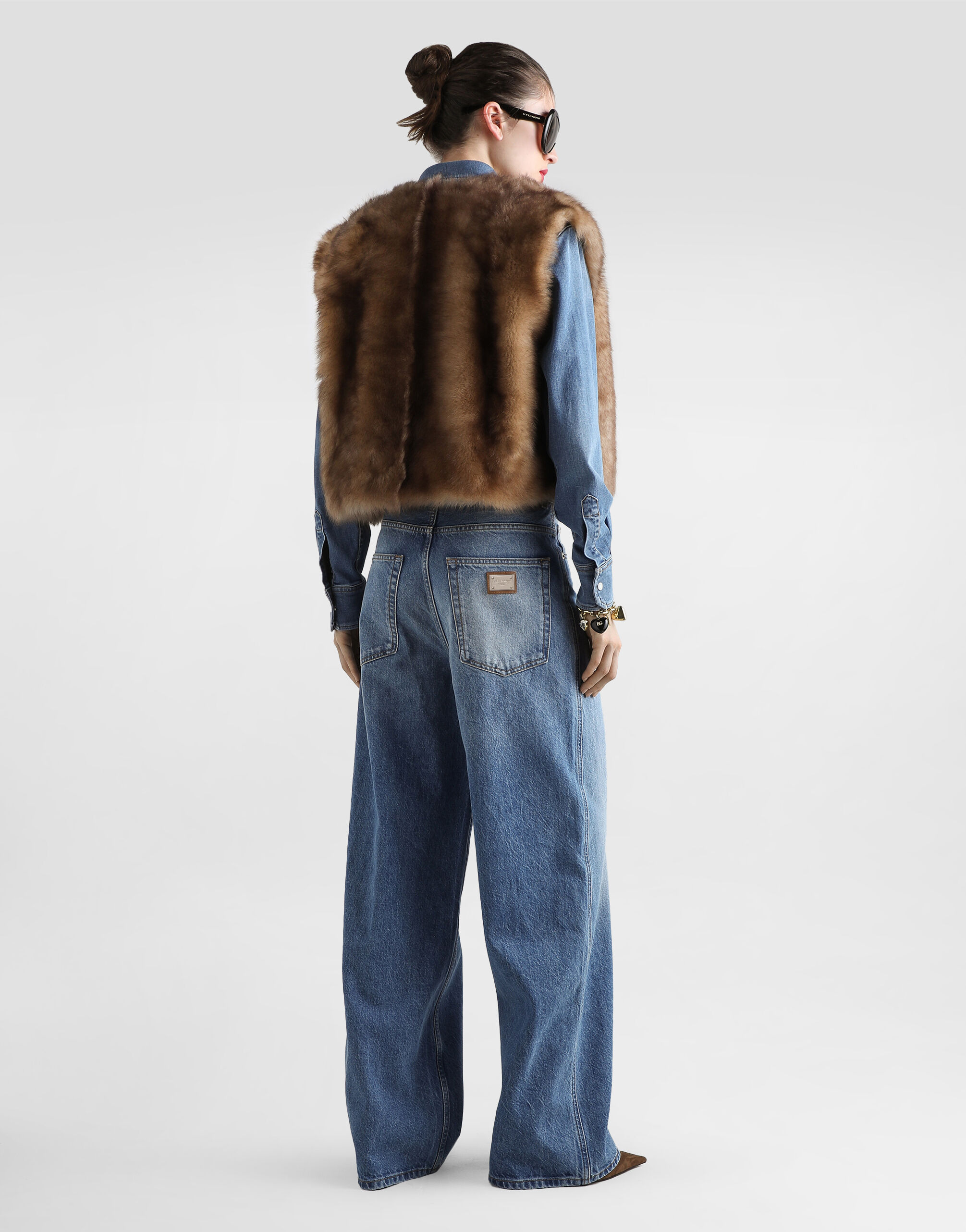 5-pocket denim trousers - 3