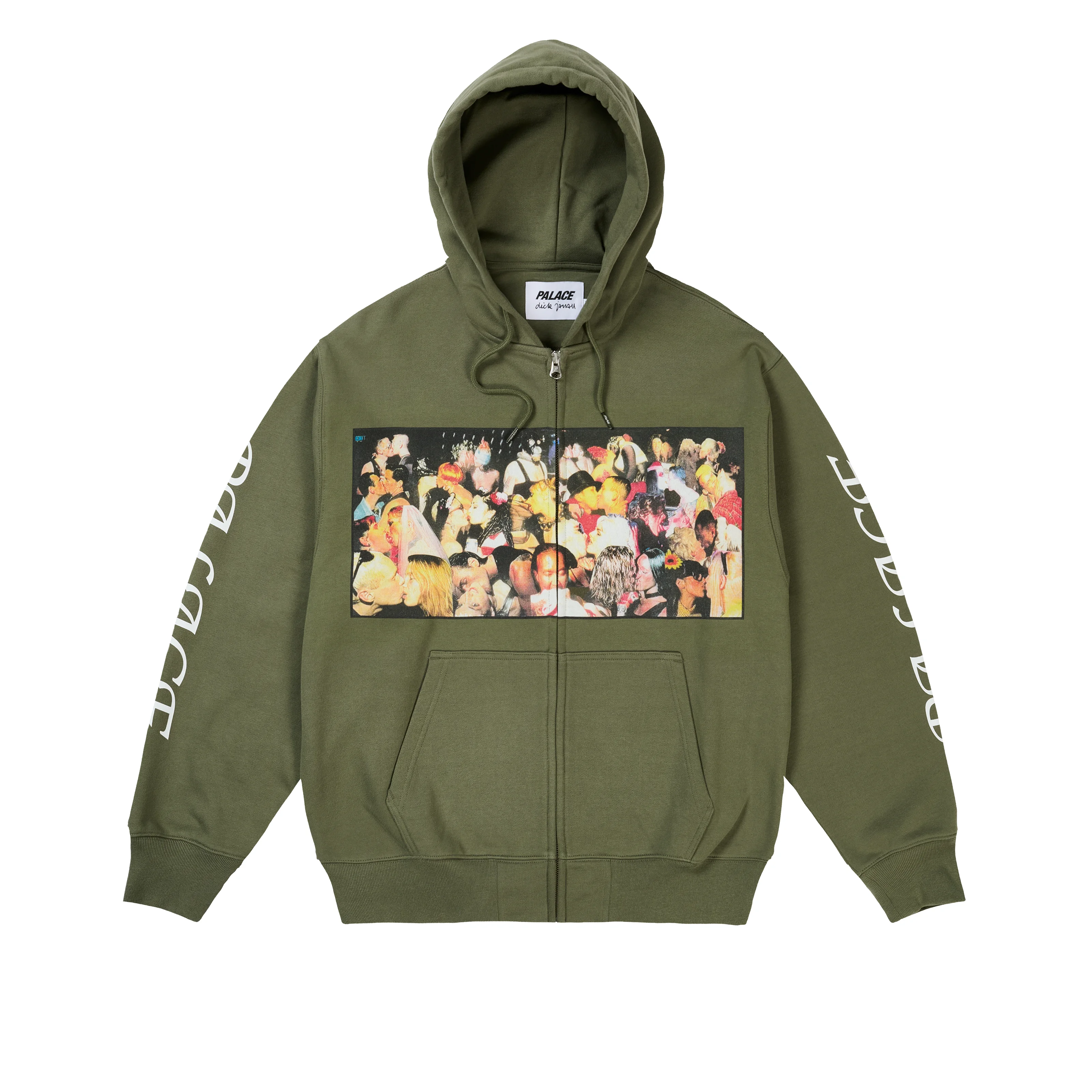 DICK JEWELL ZIP HOOD THE DEEP GREEN - 1