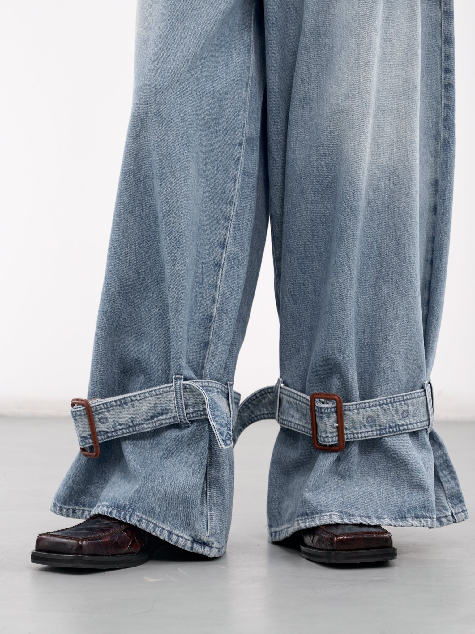 Buckled Cuff Jeans - 5