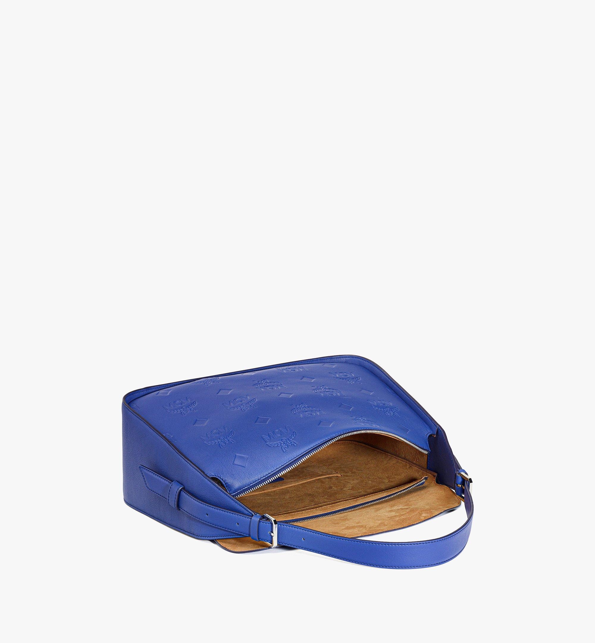 Aren E/W Flap Hobo in Embossed Monogram Leather - 4
