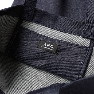 A.P.C. A.P.C. Naively Conceptual Denim Tote outlook