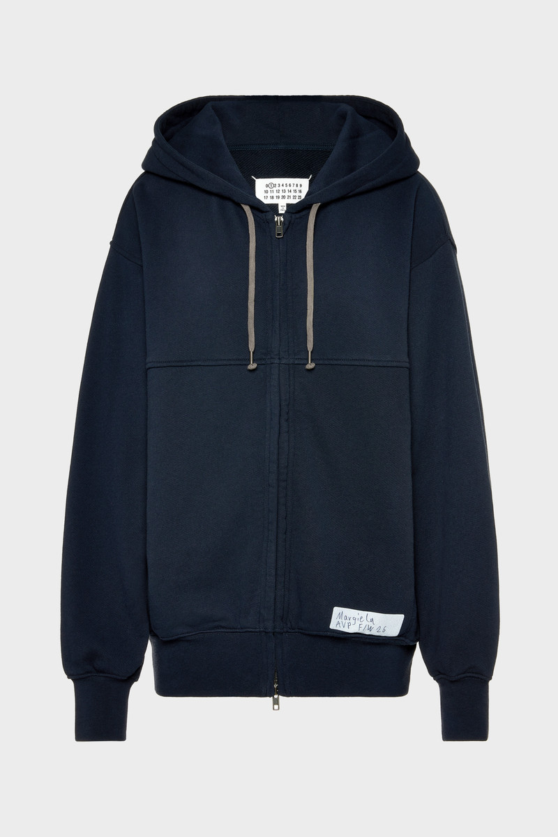 Cotton Zip Hooded Sweatshirt 1