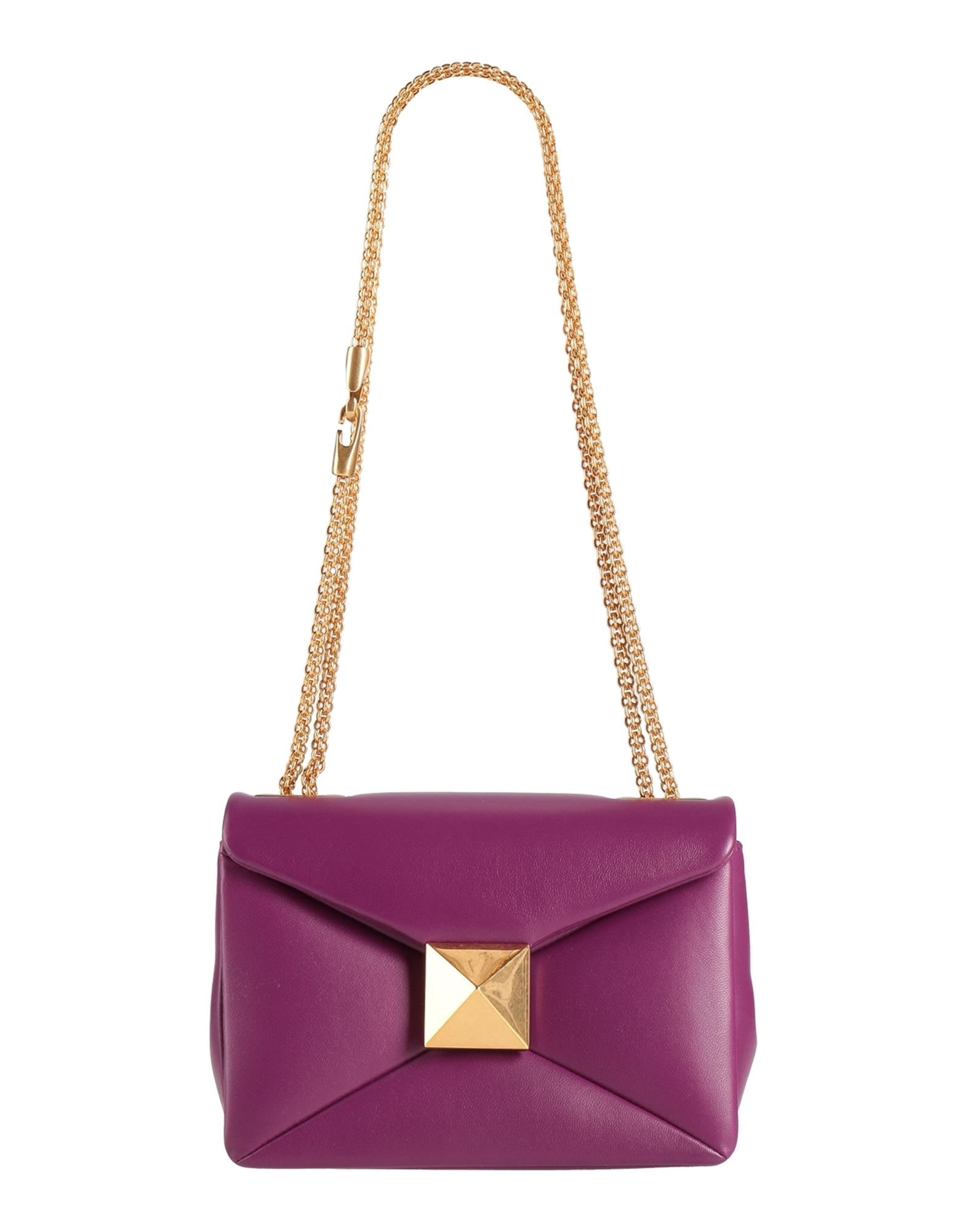 Purple Women's Shoulder Bag - 1