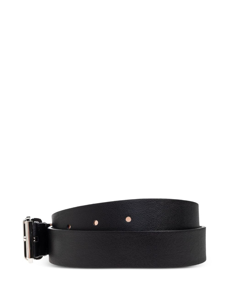 DSQUARED2 square-buckle leather belt outlook
