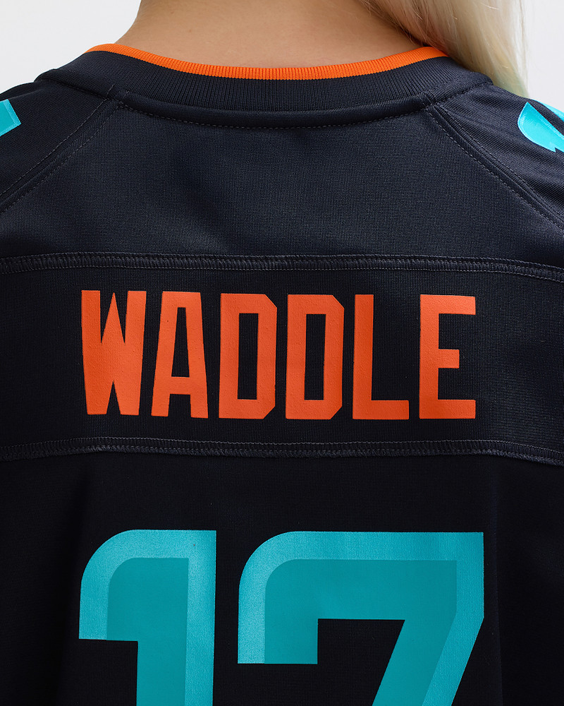 Jaylen Waddle Miami Dolphins Rivalries Collection Women’s Nike NFL Game Jersey 5
