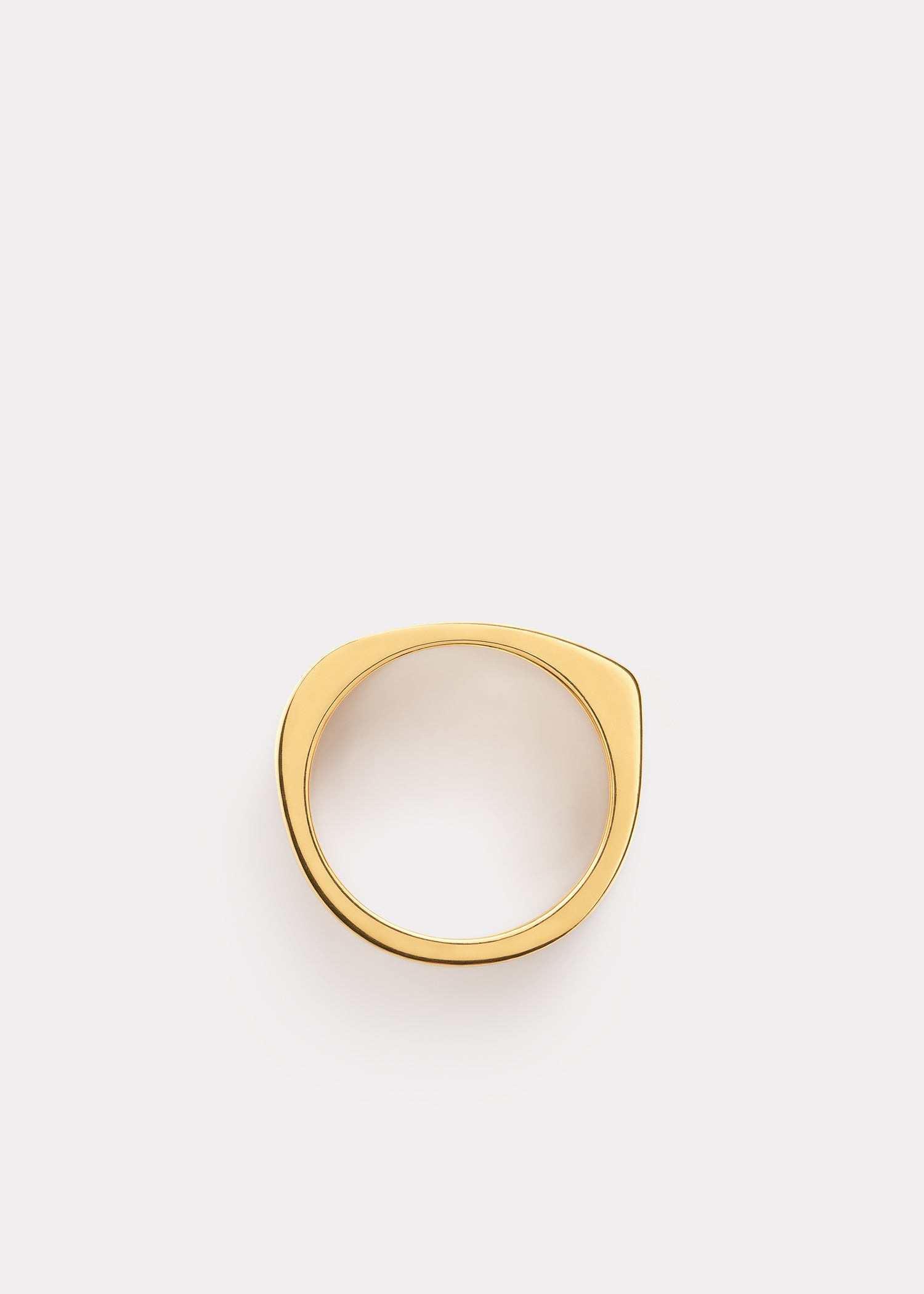 Signature ring ecru/gold - 4