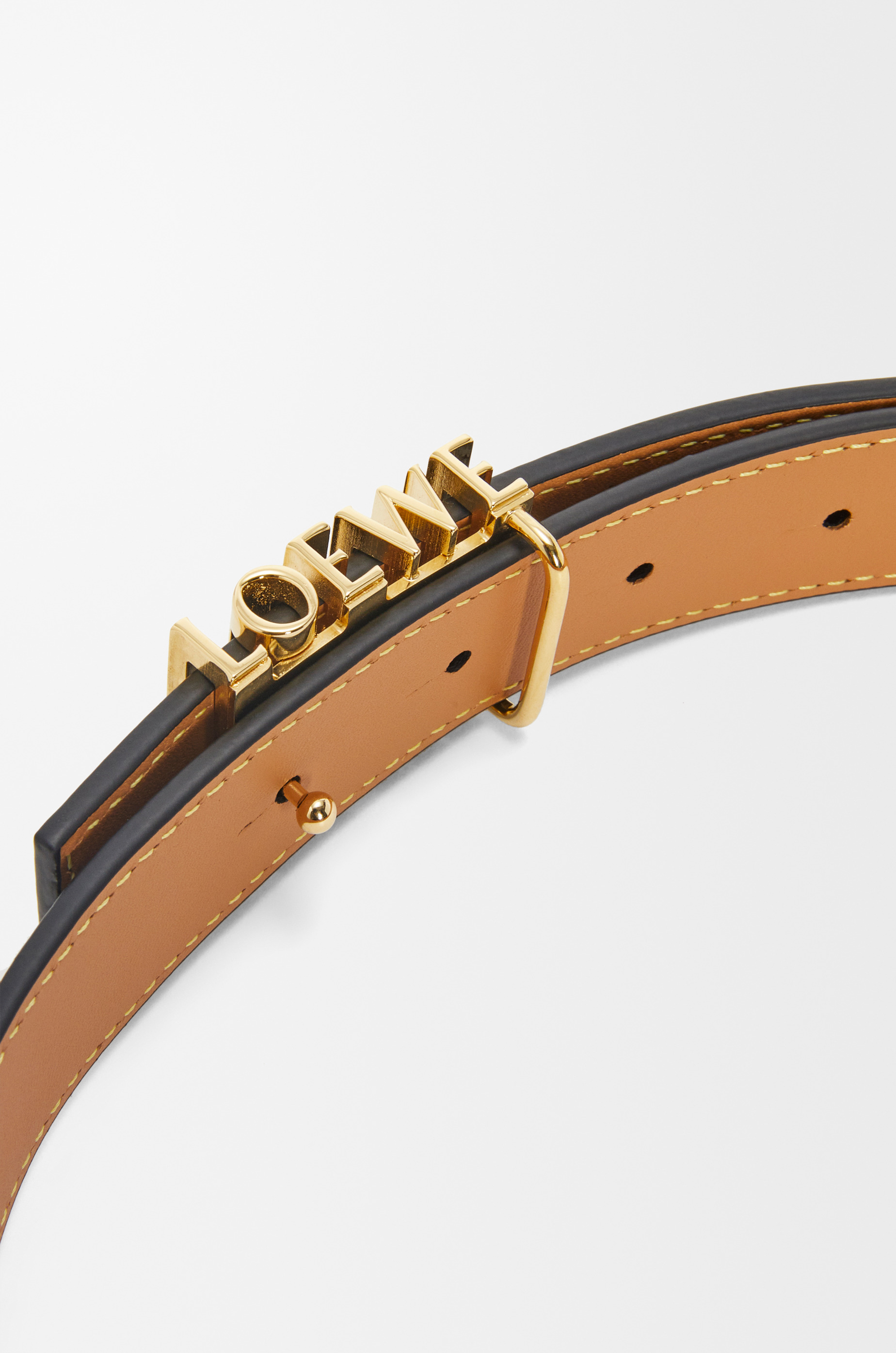 LOEWE graphic belt in classic calfskin - 3