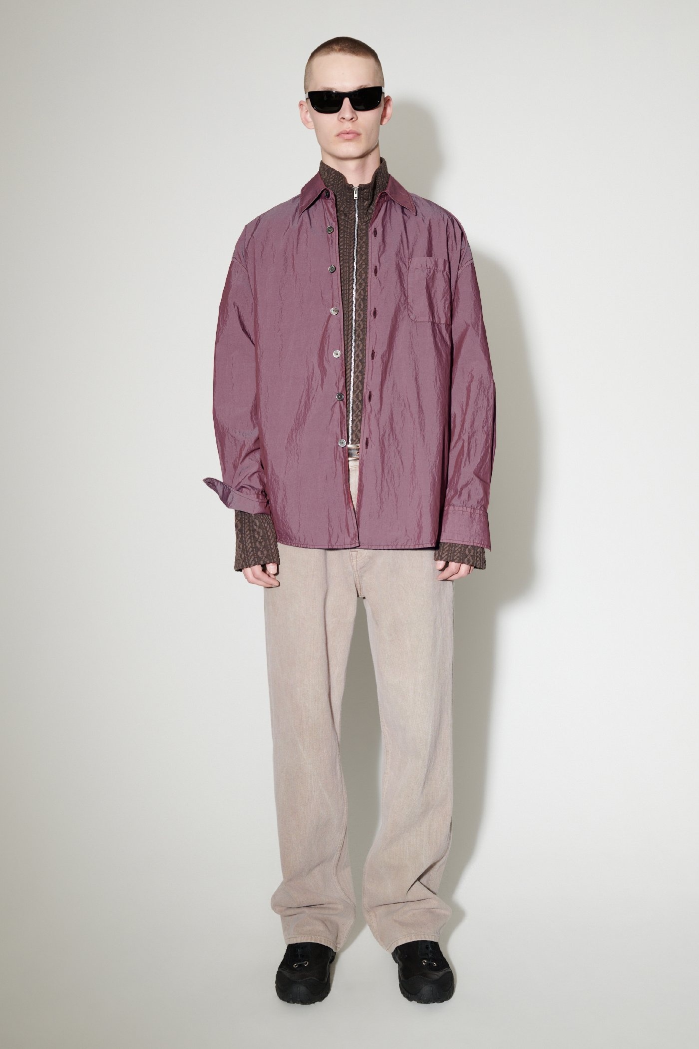 Borrowed Shirt Raspberry Parachute Poplin - 6