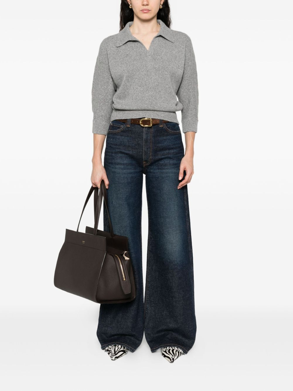 polo-neck cashmere sweater - 2