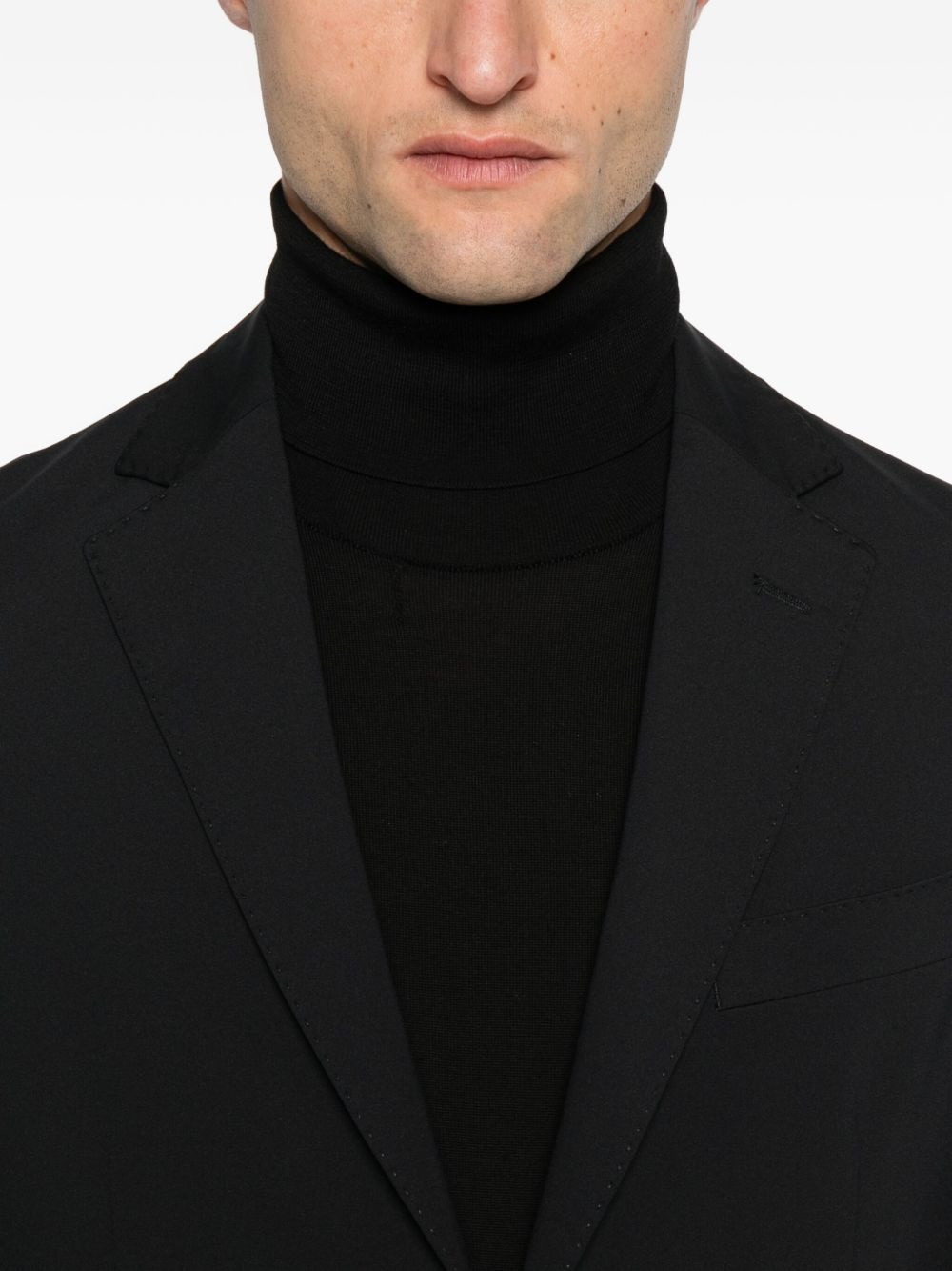 single-breasted blazer - 5