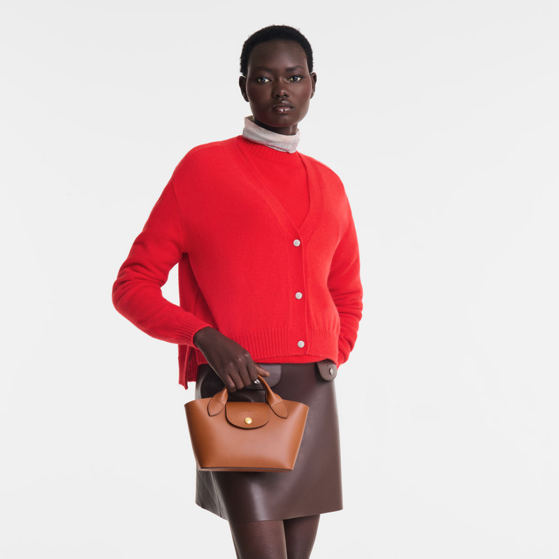 Longchamp Épure XS Tote bag Cognac - Leather outlook