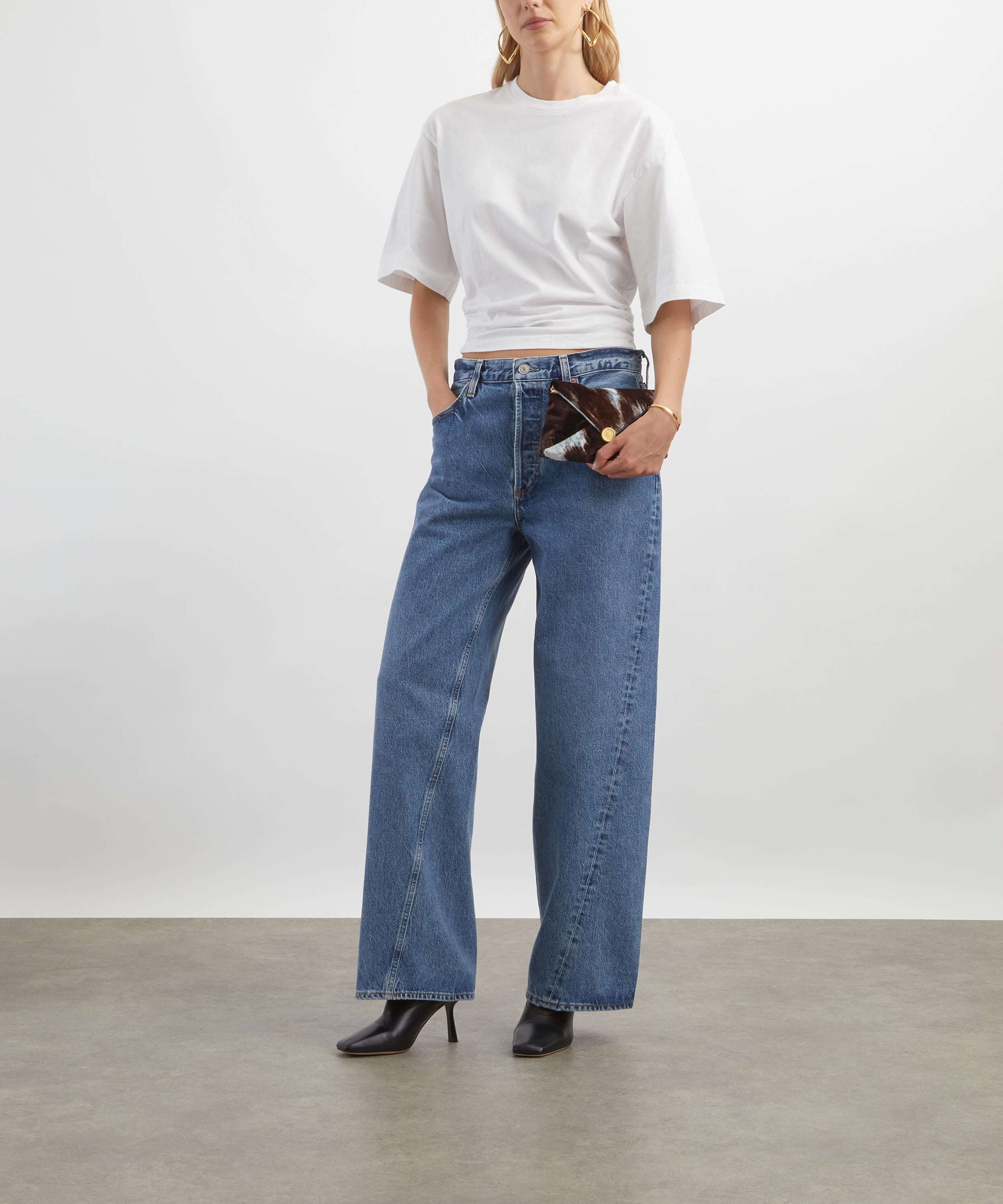 Twist Low Slung Baggy Jeans in Myth - 2