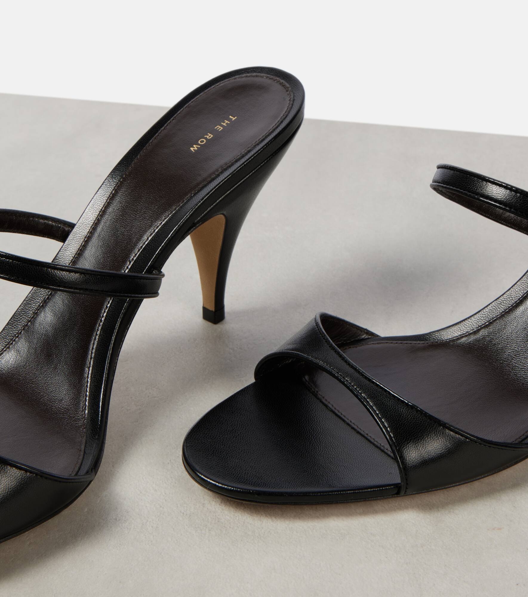 Voluptas leather mules - 5