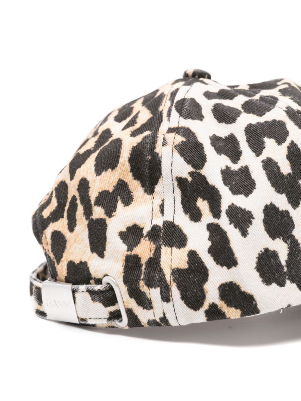 leopard-print baseball cap - 2