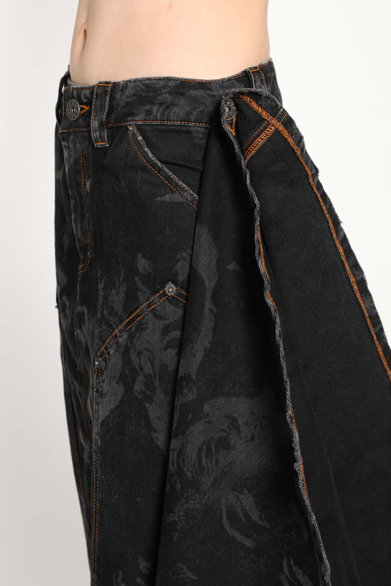 Denim Prom Skirt - 4