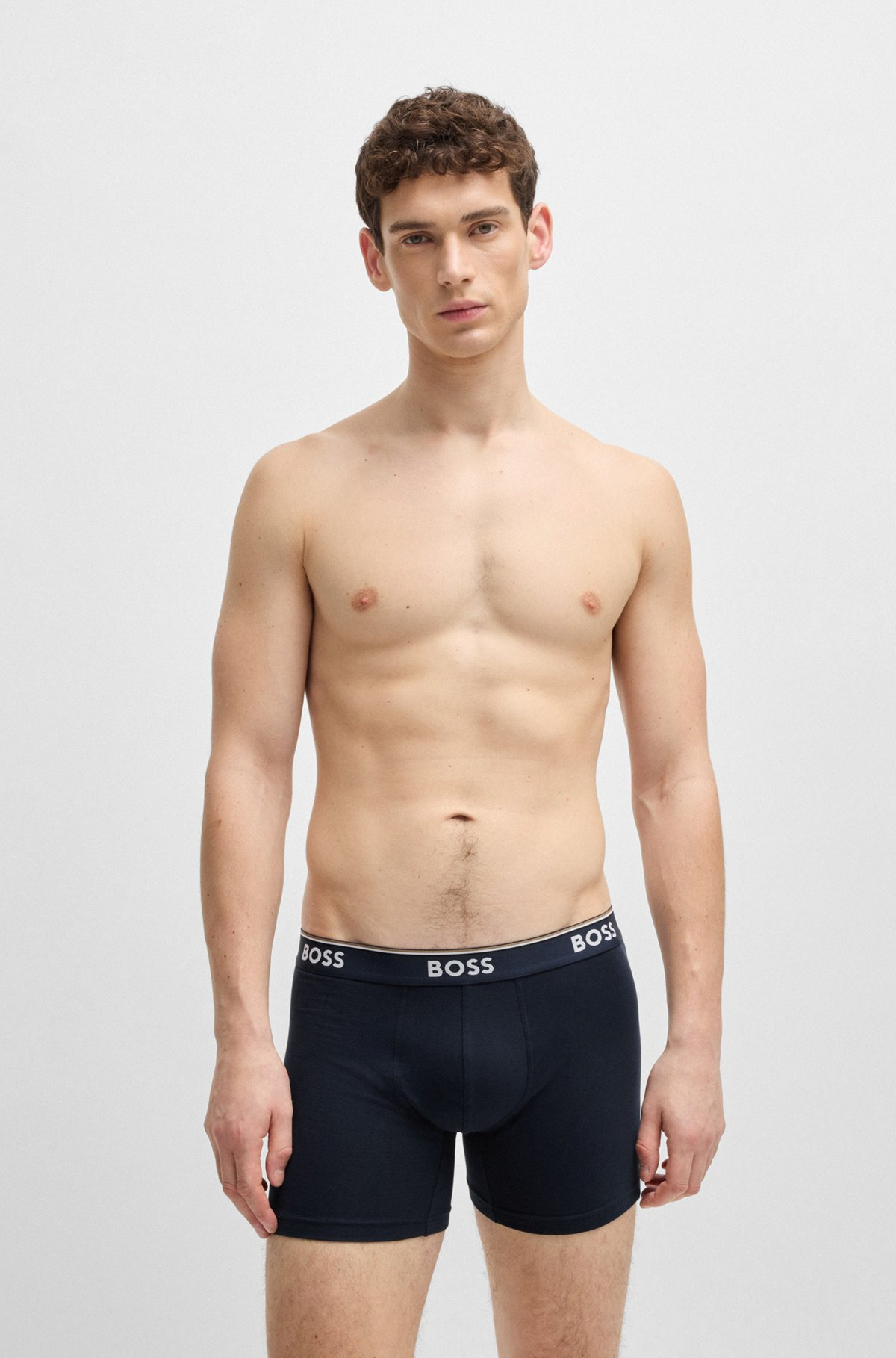 THREE-PACK OF STRETCH COTTON BOXER BRIEFS - 2
