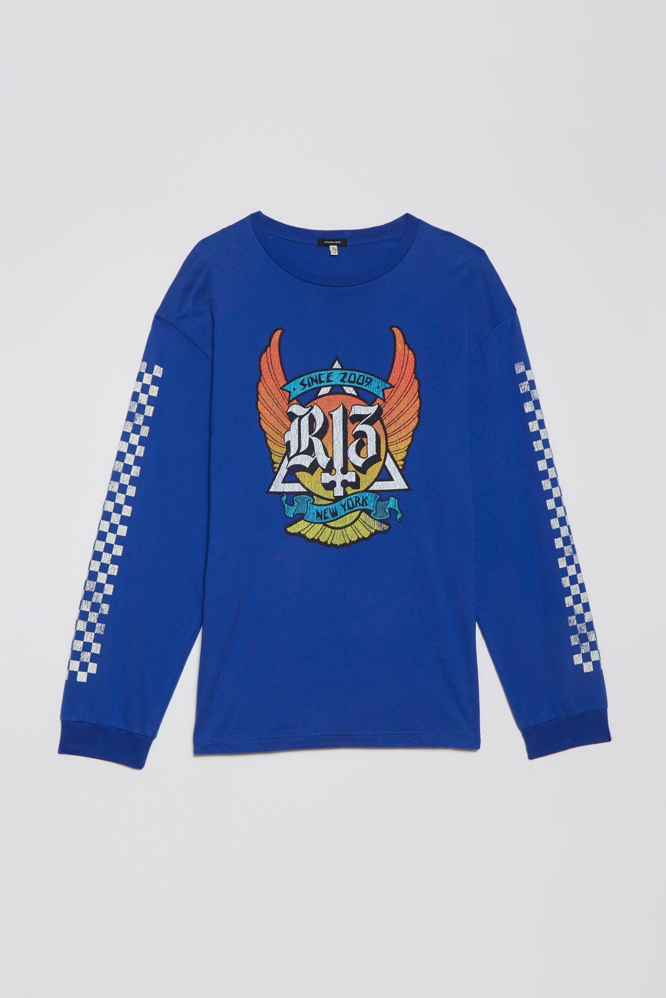 SKATE LONG SLEEVE T - BLUE - 1