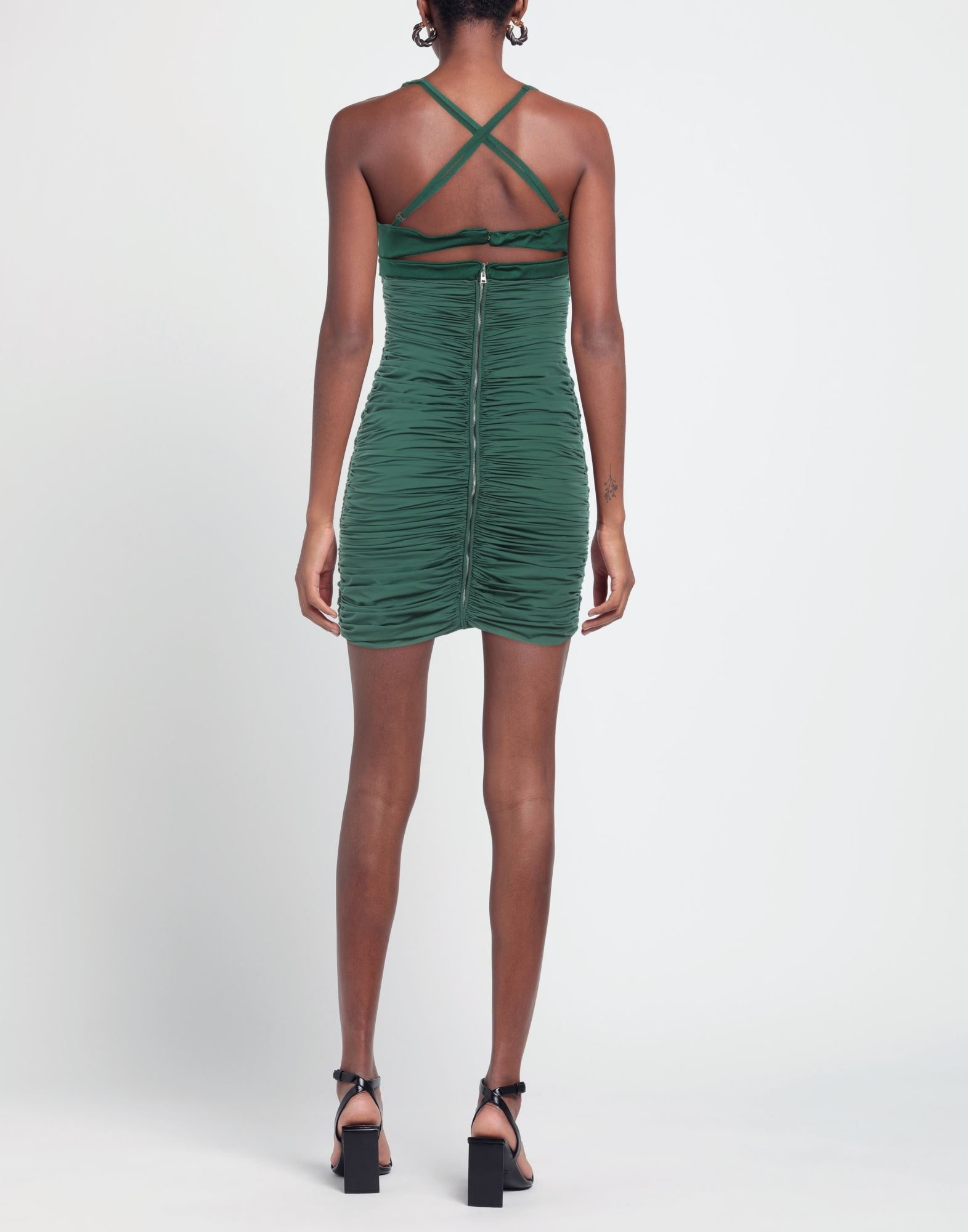 Emerald green Women's Sheath Dress - 3