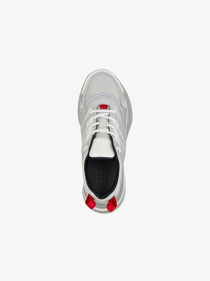 GIV 1 SNEAKERS IN METALLIZED LEATHER AND MESH 5