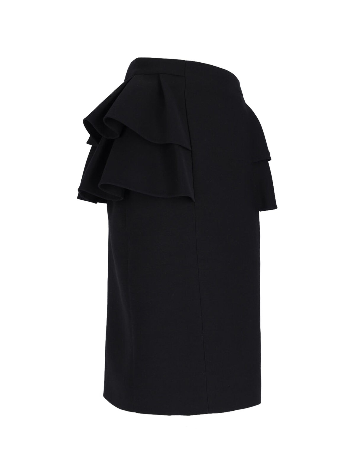 VIRGIN WOOL AND SILK MIDI SKIRT - 3