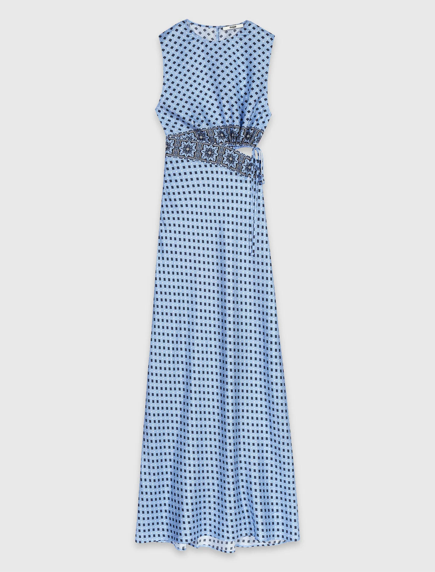 Patterned cutaway dress - 1