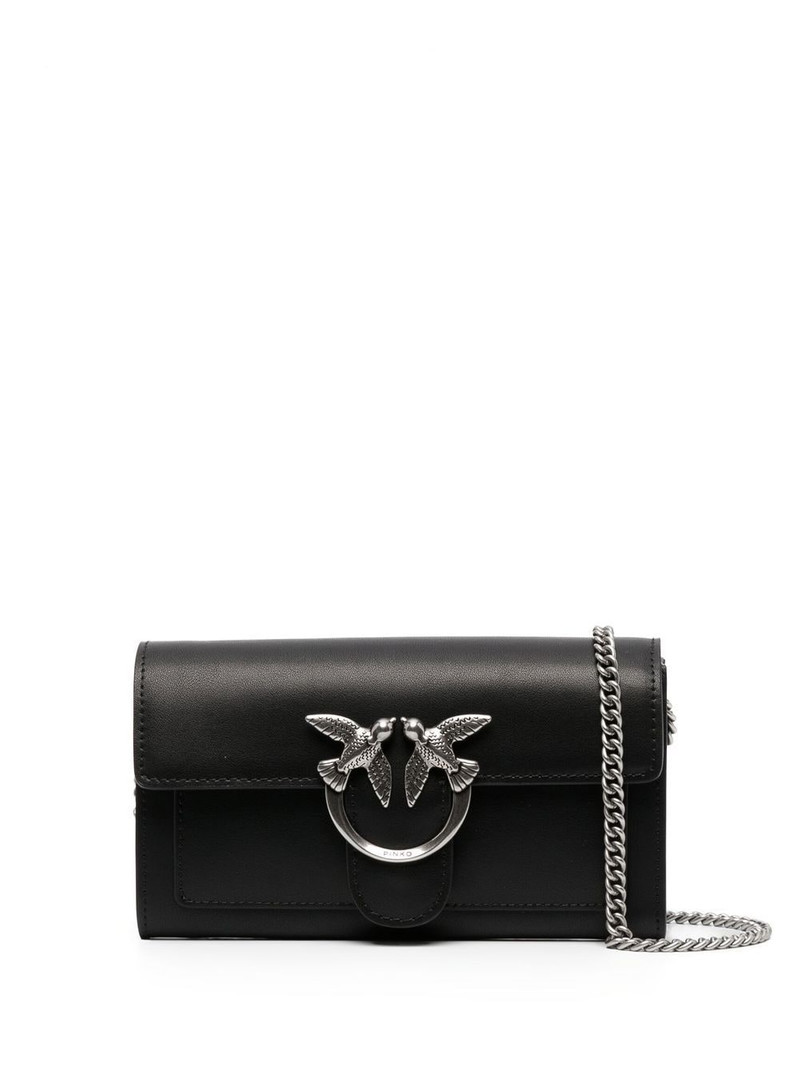 logo-plaque crossbody bag 1