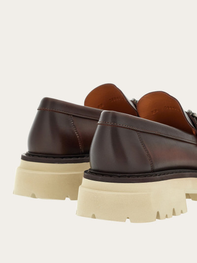 FERRAGAMO Chunky moccasin with ornament outlook