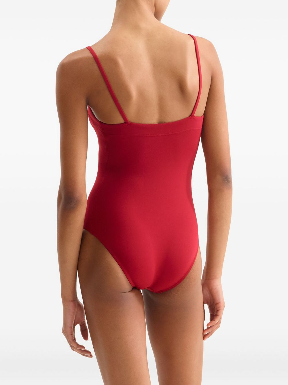 Aquarelle square-neck swimsuit - 4
