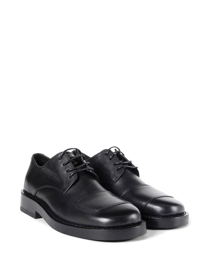 Ann Demeulemeester Alert leather lace-up Derby shoes outlook