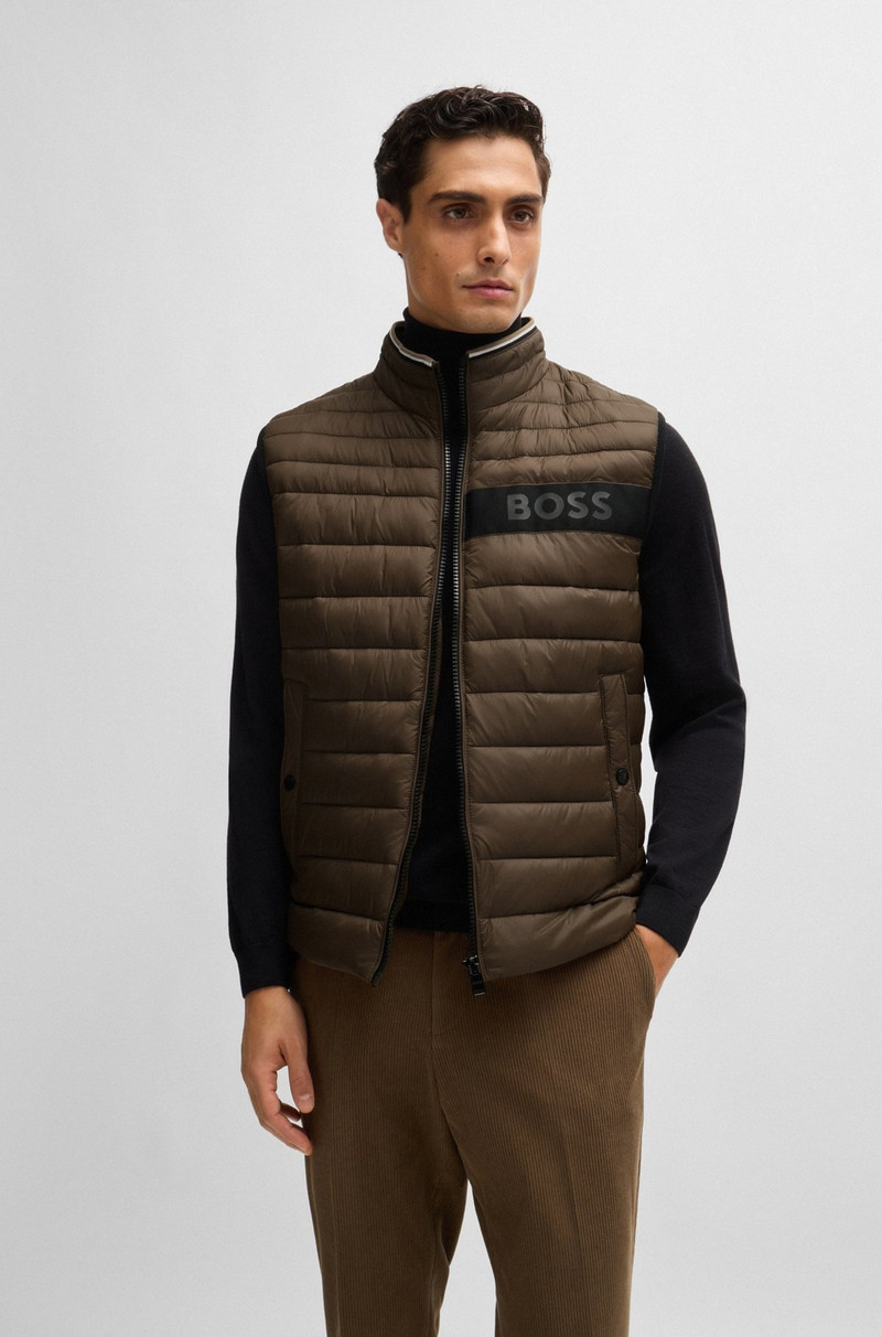 WATER-REPELLENT GILET WITH 3D-LOGO TAPE 2
