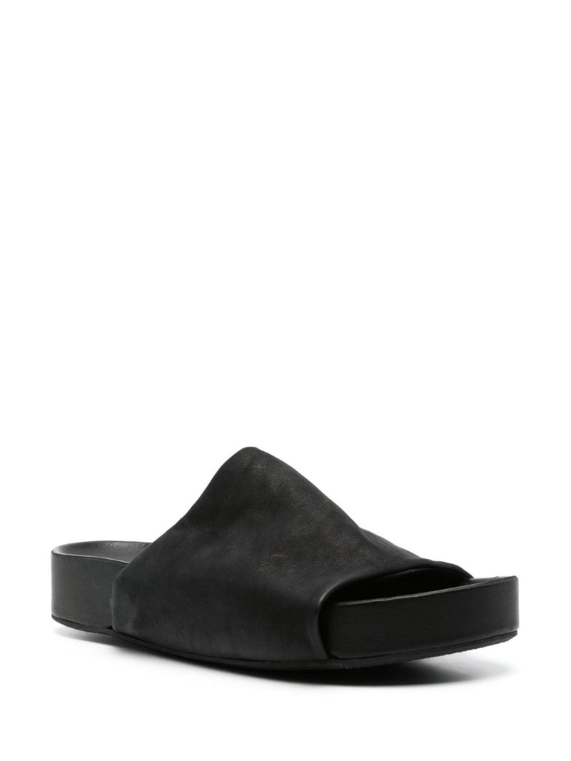 UMA WANG slip-on leather sandals outlook