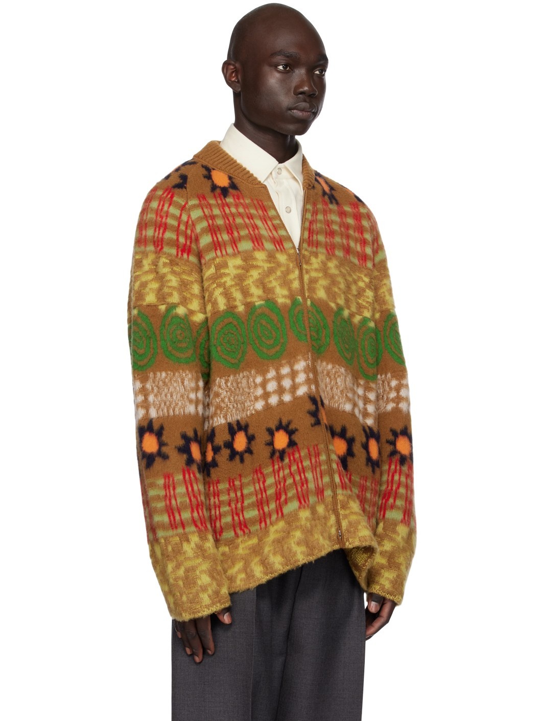 Multicolor Zip Bomber Jacket - 2