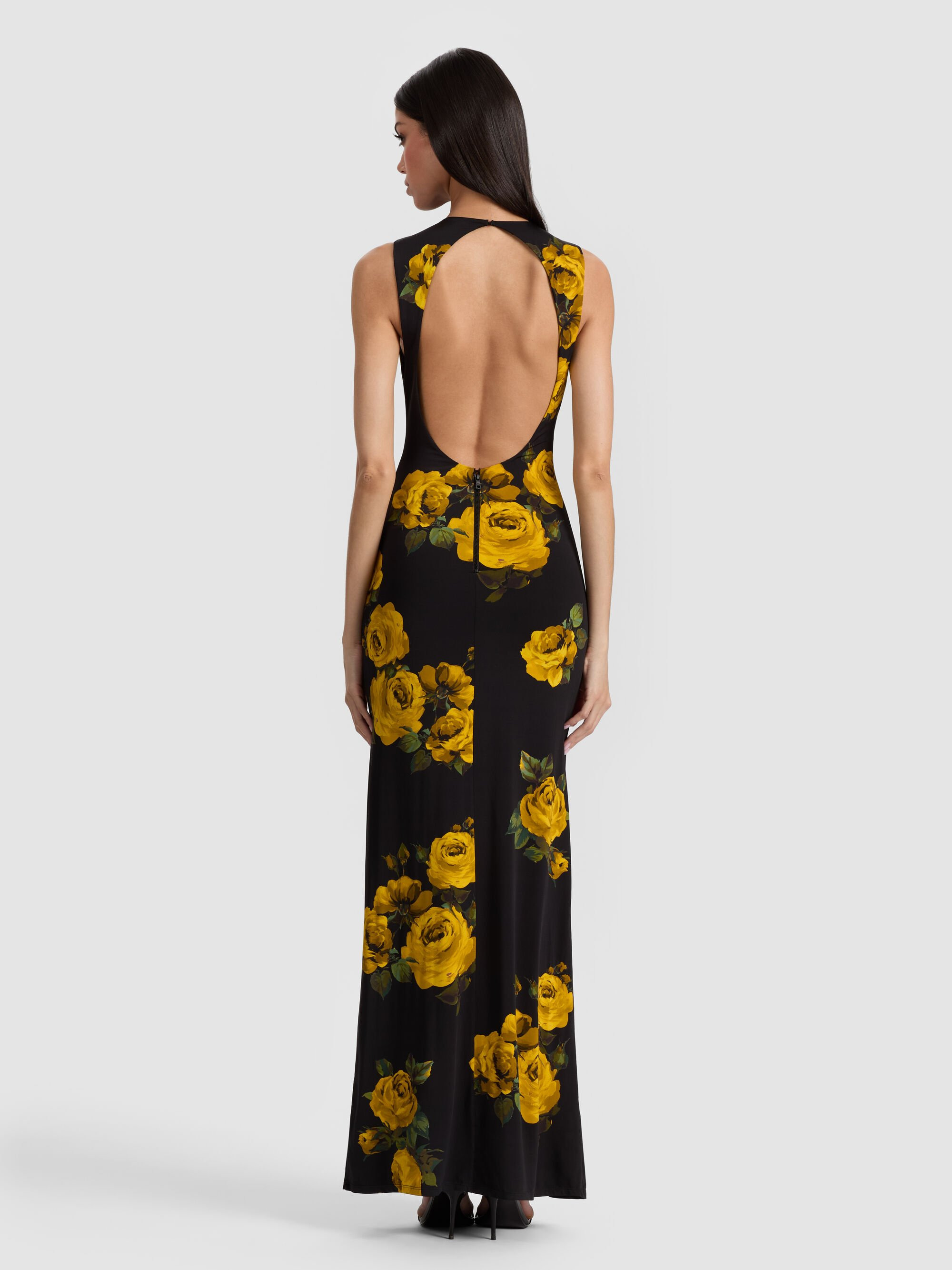 DELORA OPEN BACK MAXI DRESS - 4