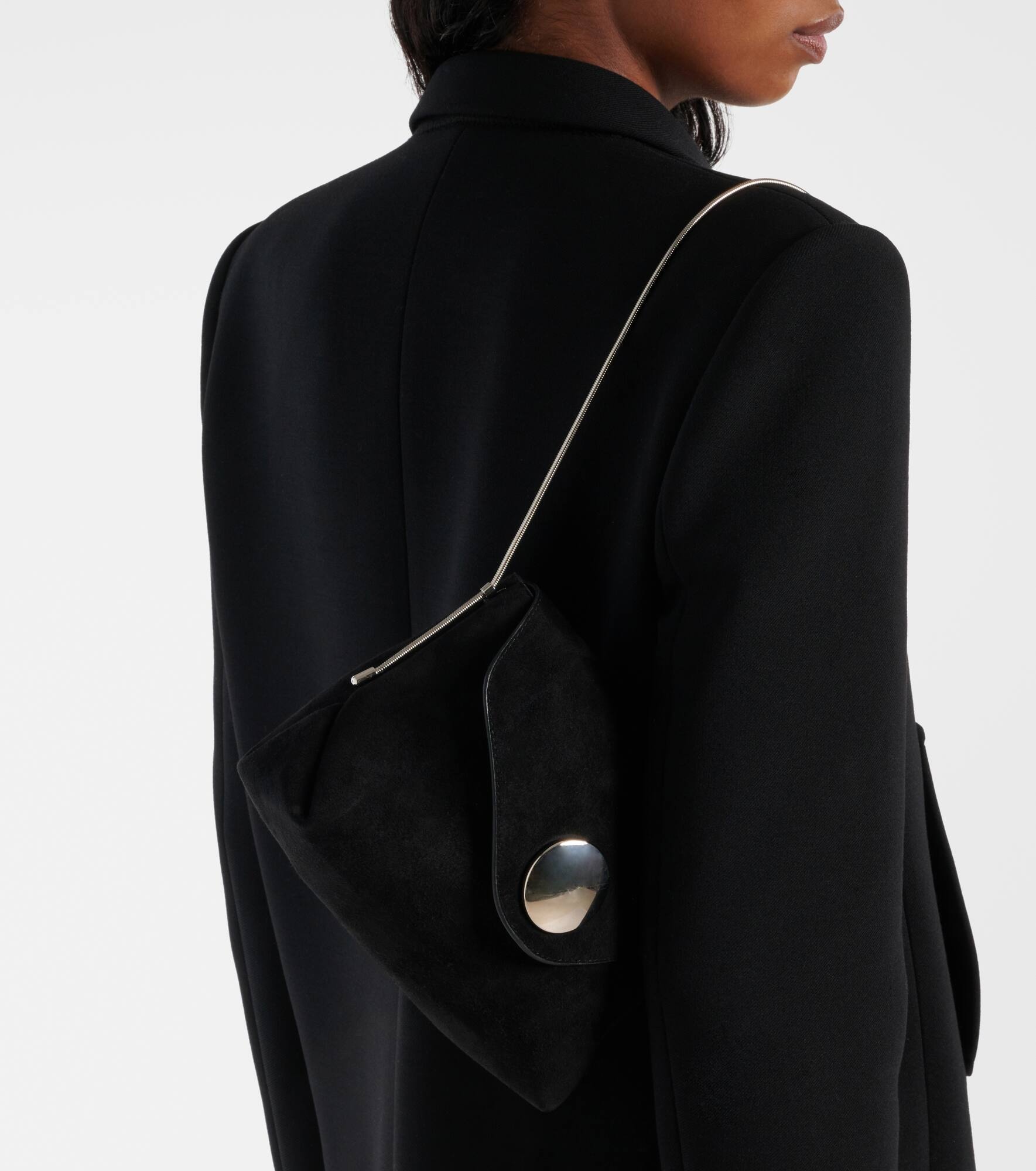 Bobbi suede shoulder bag - 7